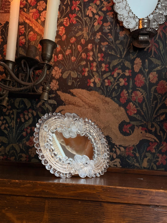 Miniature Fratelli Tosi Murano Italian Glass Mirror