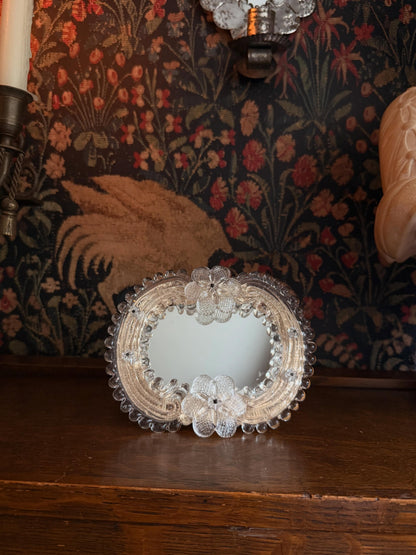 Miniature Fratelli Tosi Murano Italian Glass Mirror