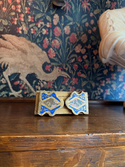 Miniature Florentine Wooden Book Slide